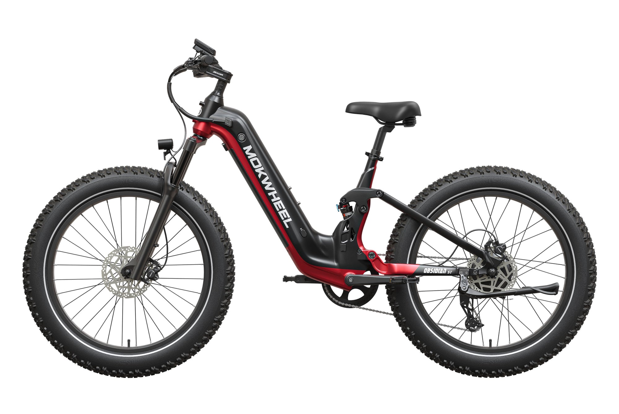 Obsidian ST 2.0 Ebike #Color_Black and Red