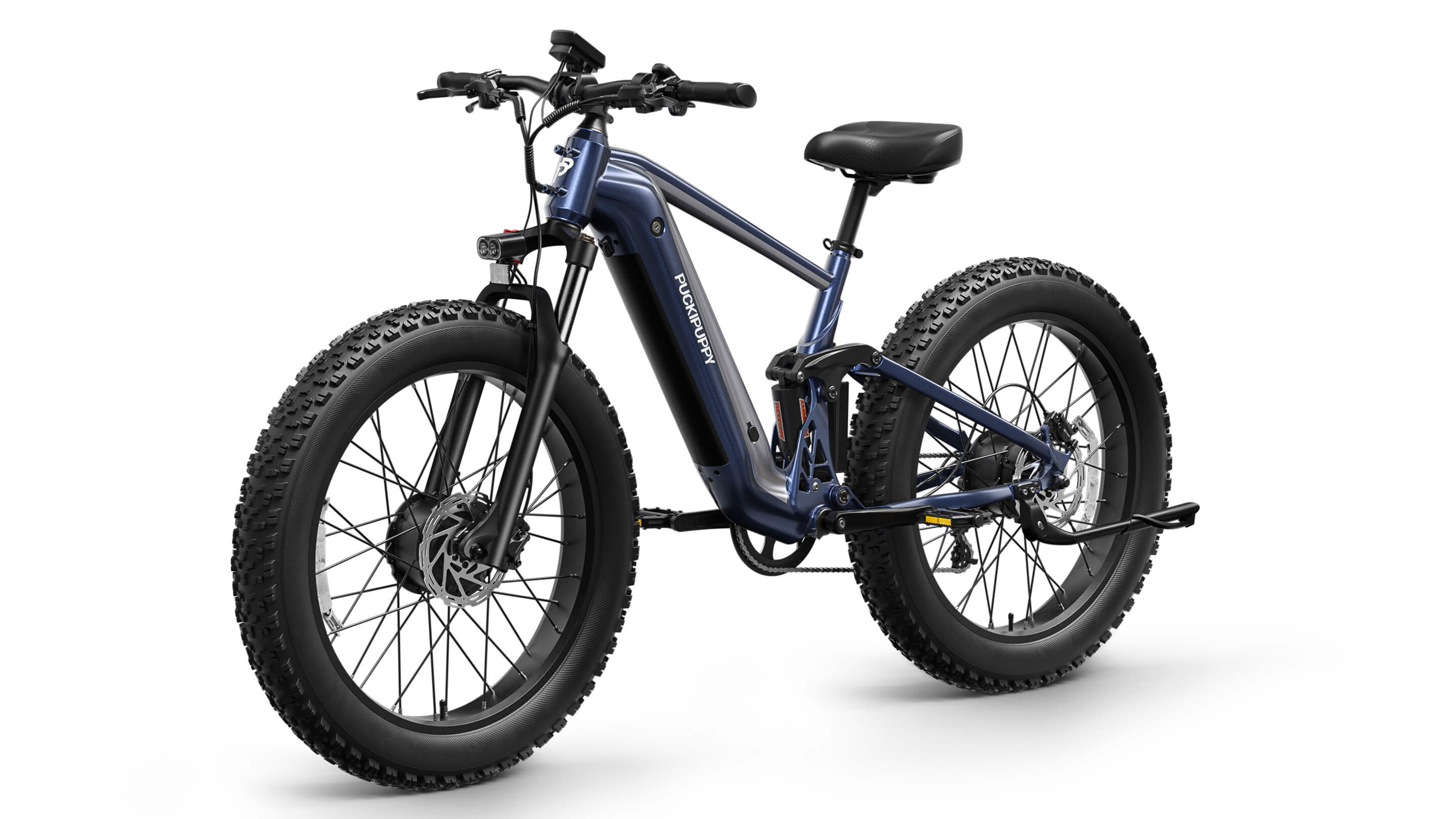 GoldenR Pro Ebike #Color_Navy Blue + Gray