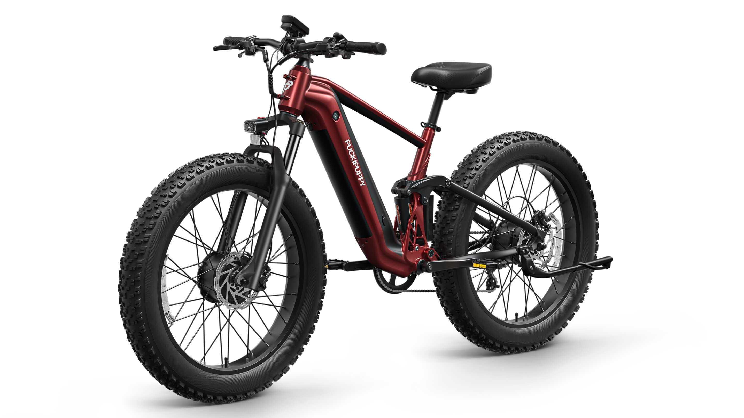 GoldenR Pro Ebike #Color_Black and Red