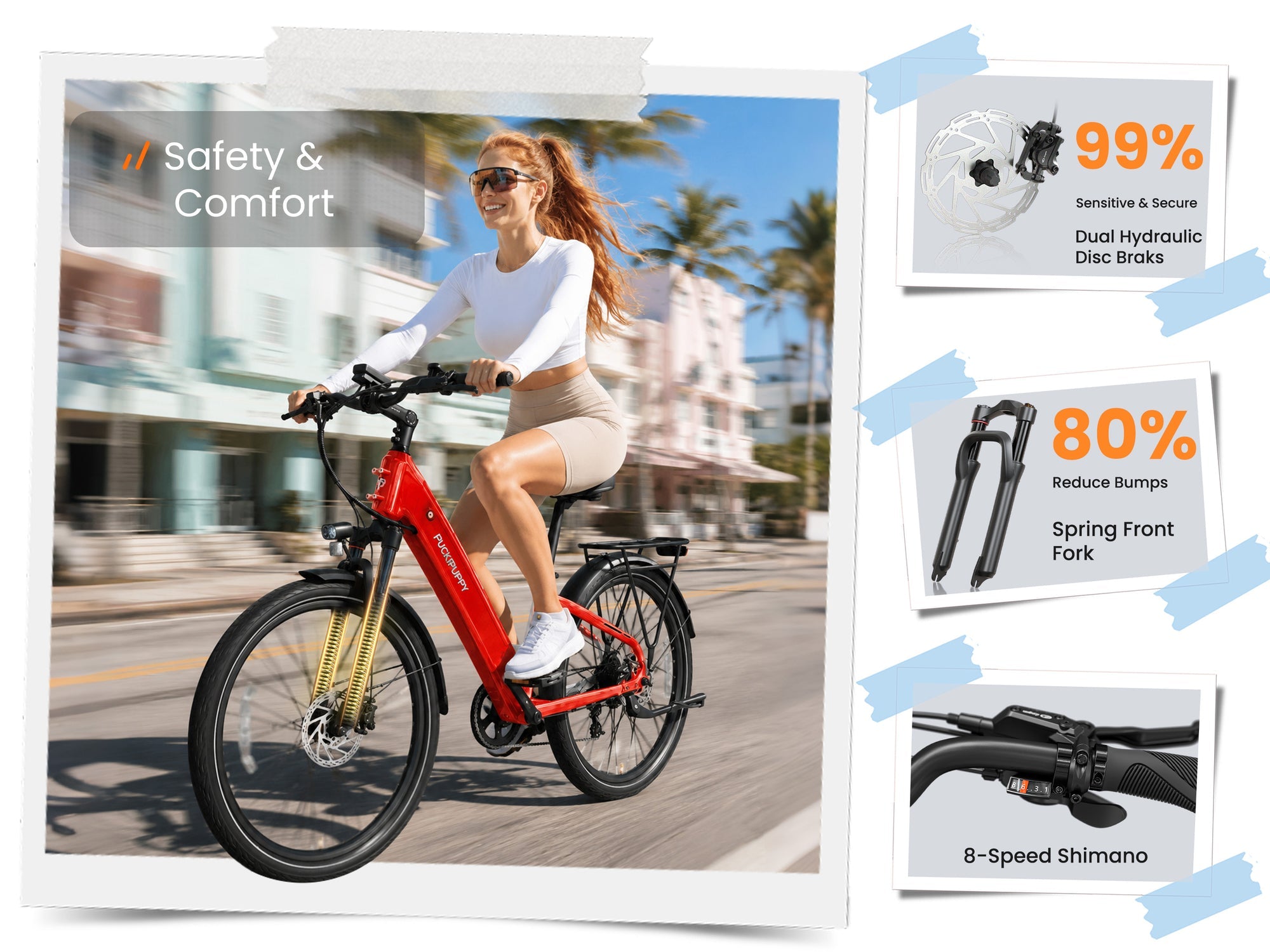Poodle Pro EbikeRed #Color_Red