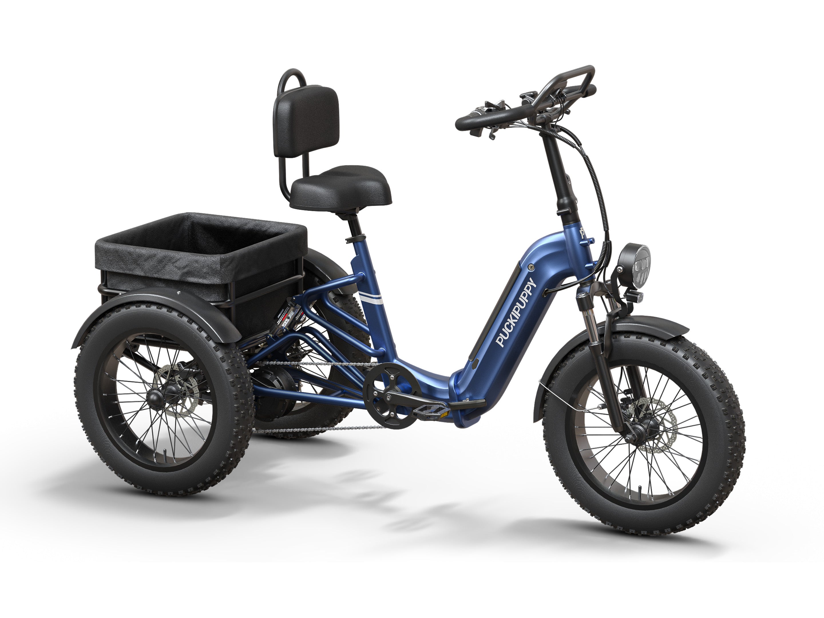 Puckipuppy Rottweiler E-Trike Blue #Color_Blue