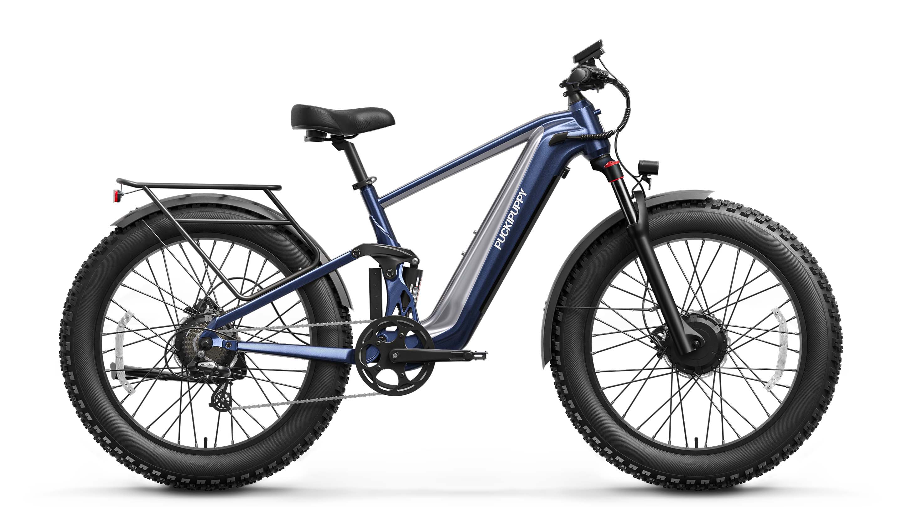 GoldenR Pro Ebike #Color_Navy Blue + Gray