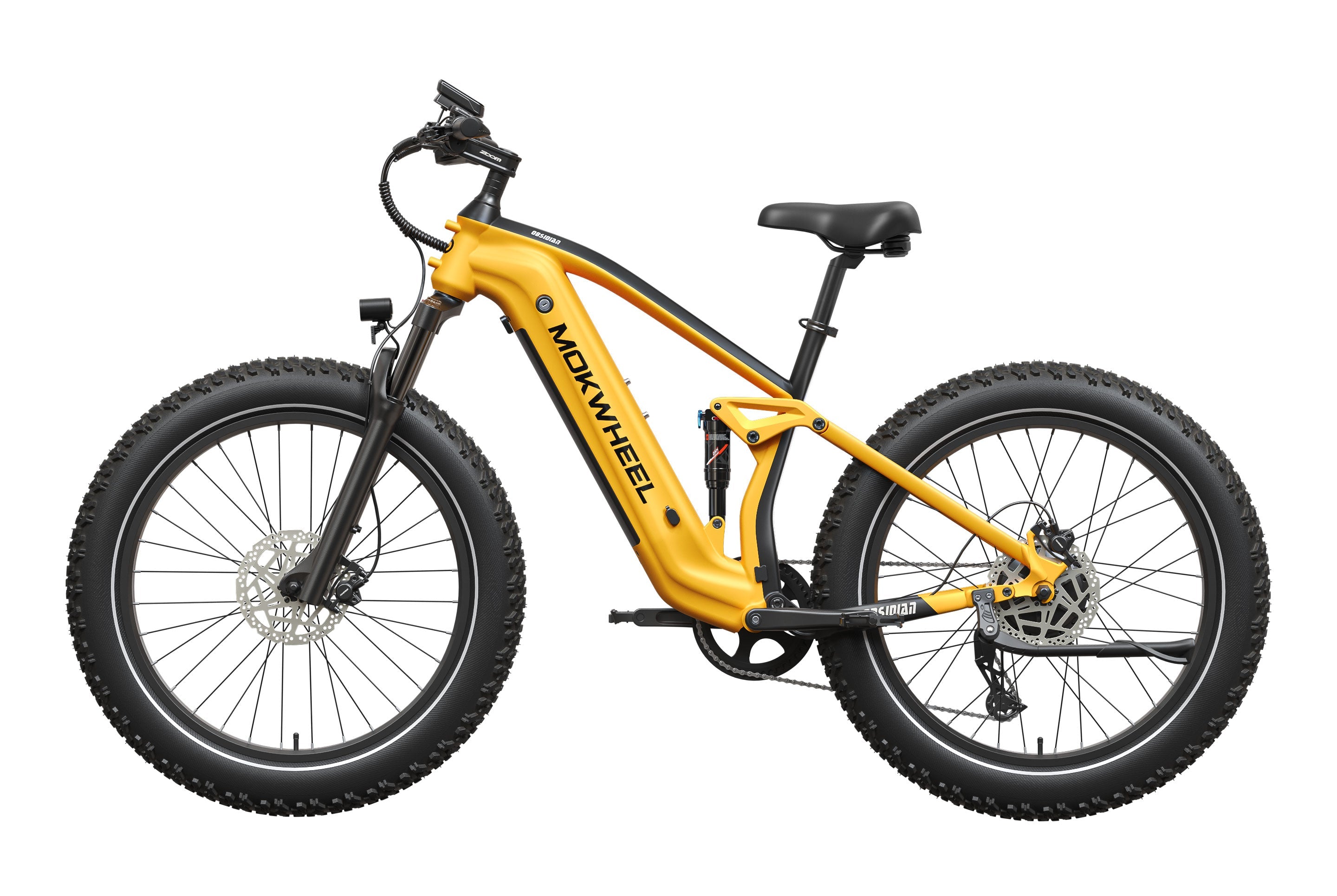 Obsidian 2.0 Ebike #Color_Yellow and Black