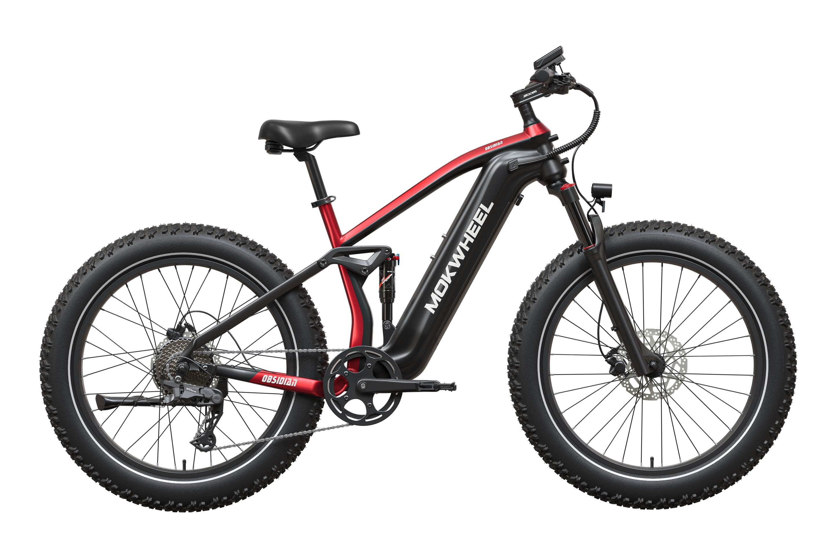 Mokwheel Obsidian 2.0 Black and Red #Color_Black and Red