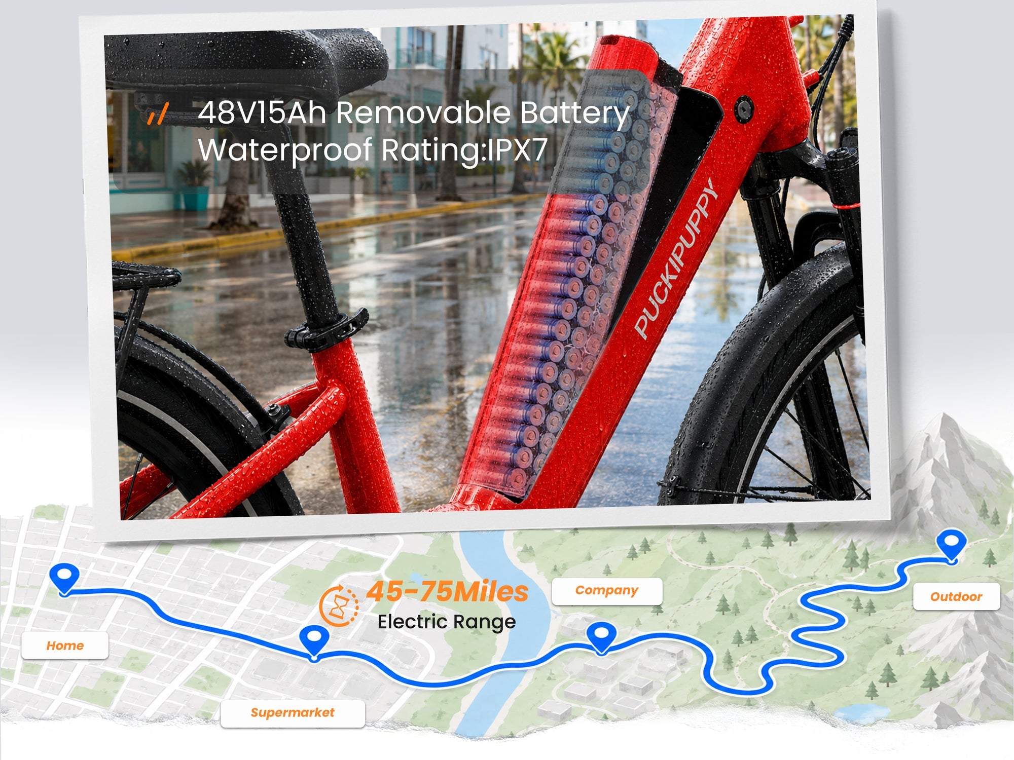 Poodle Pro EbikeRed #Color_Red