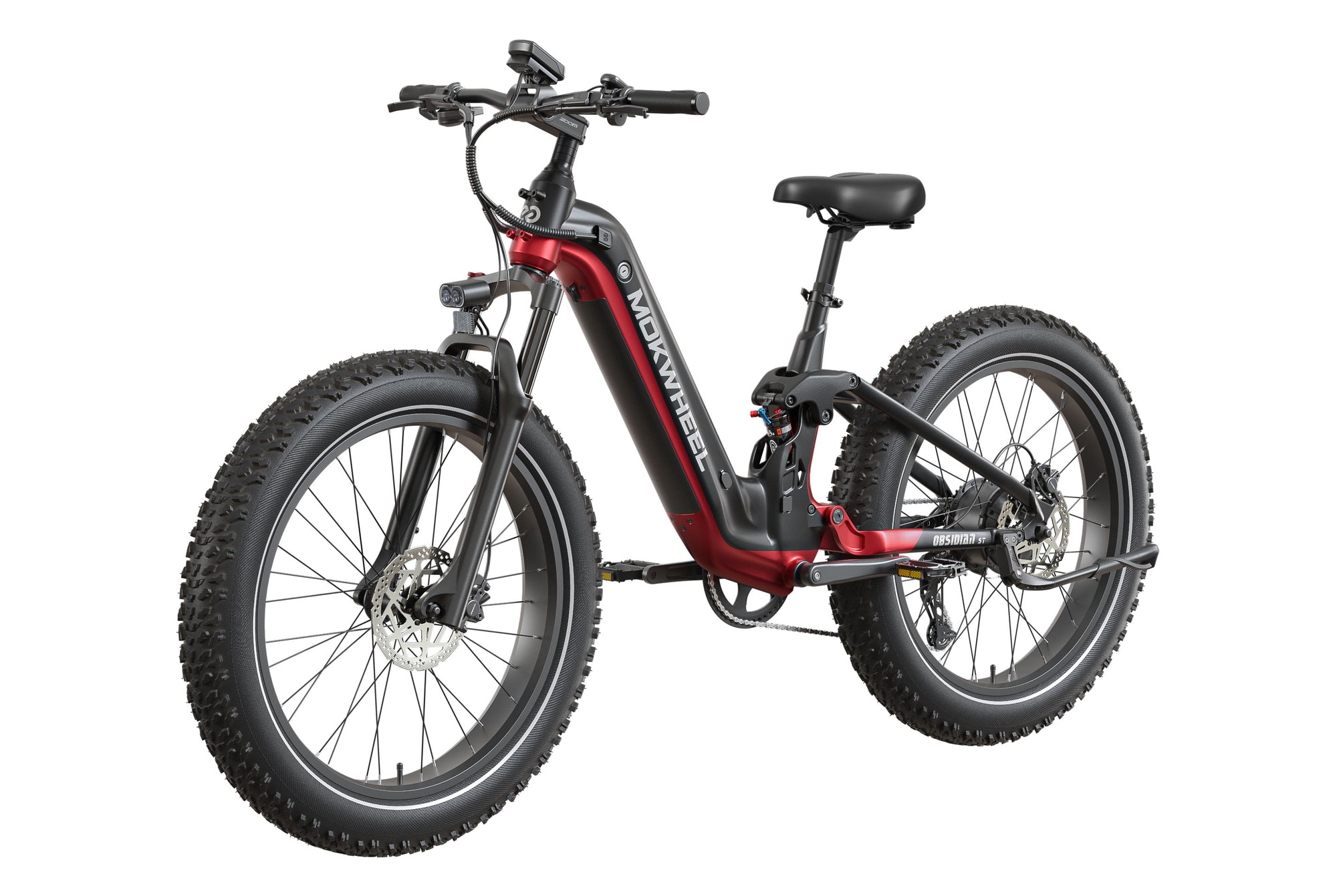 Obsidian ST 2.0 Ebike #Color_Black and Red