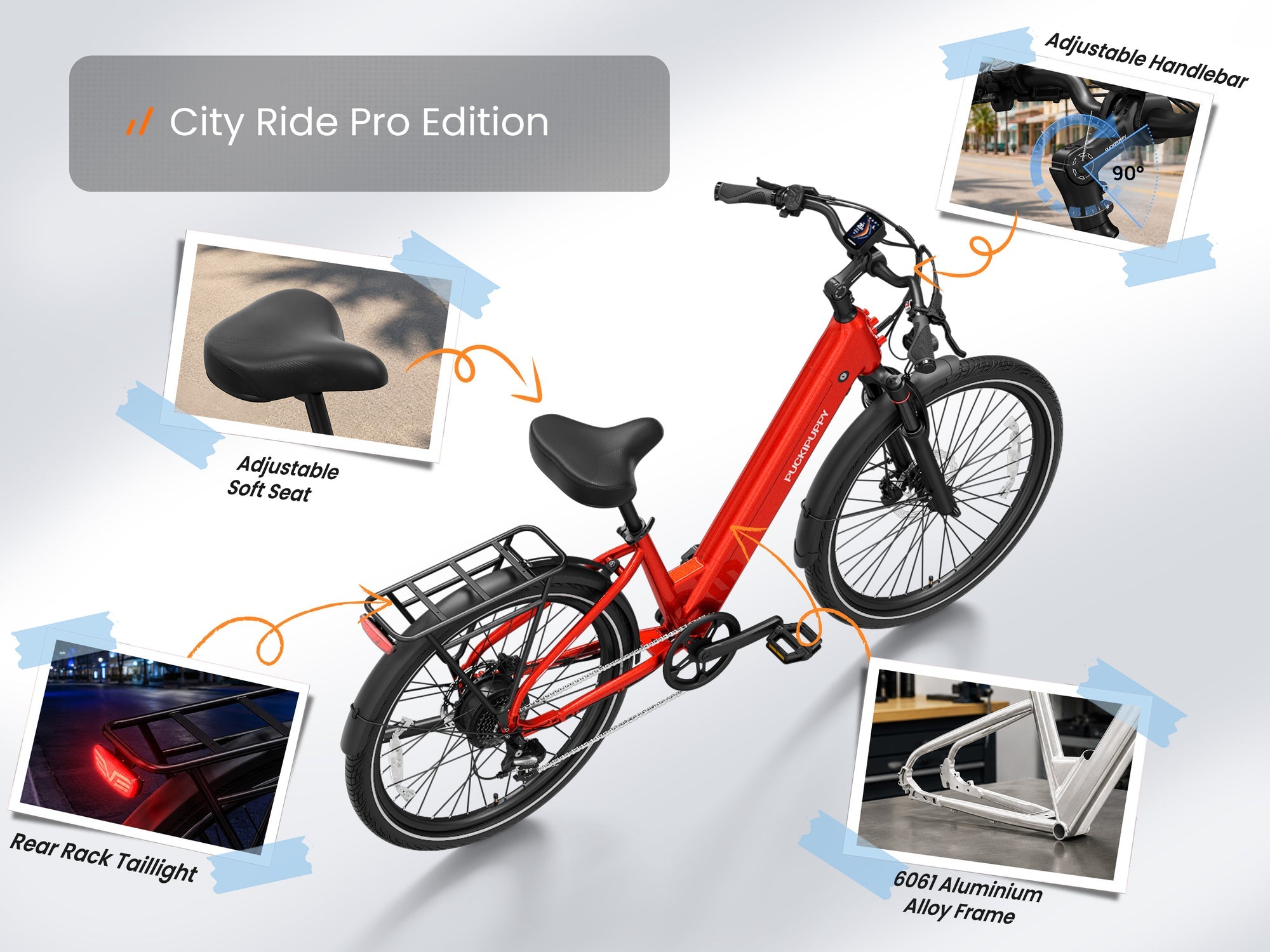 Poodle Pro EbikeRed #Color_Red