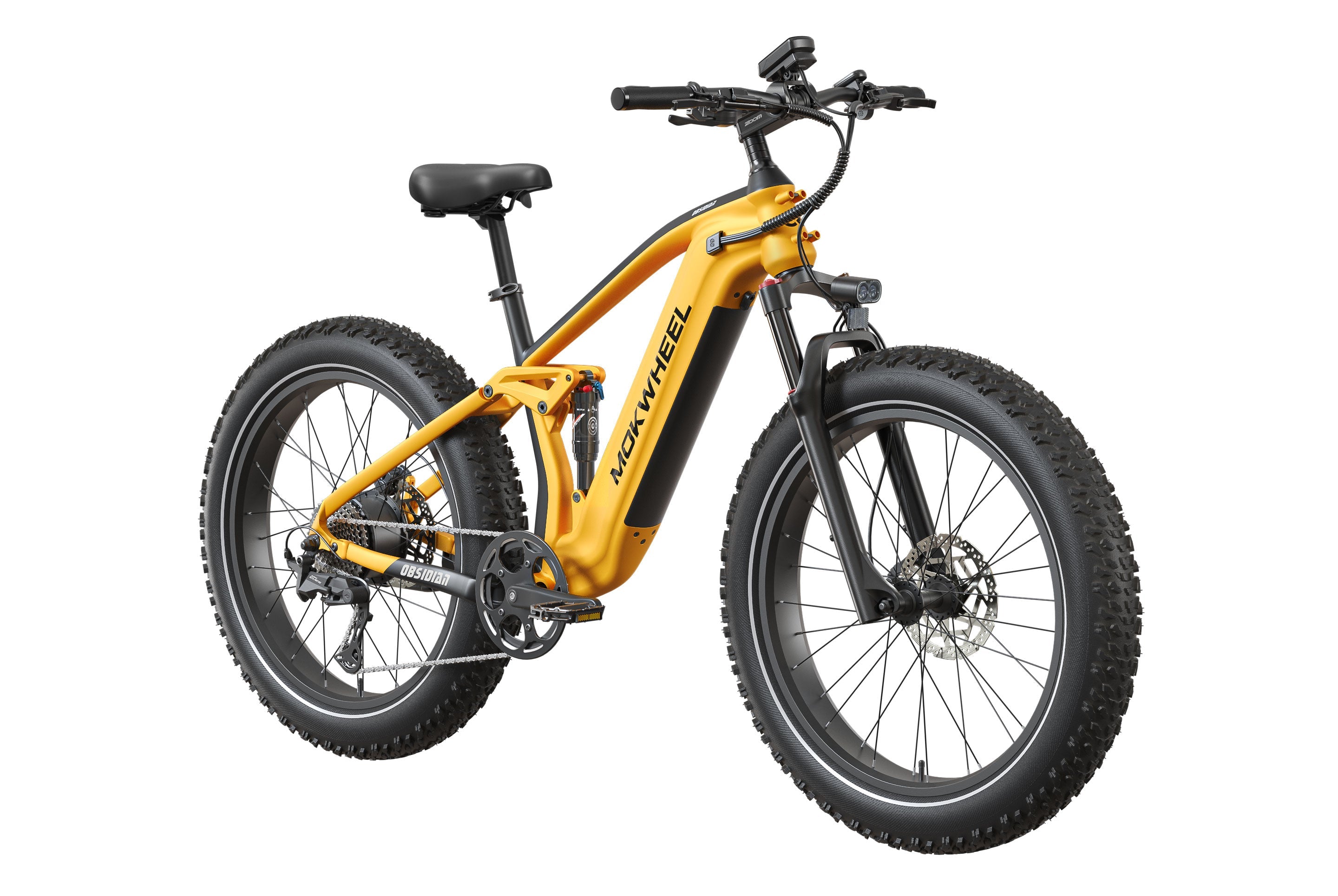 Obsidian 2.0 Ebike #Color_Yellow and Black