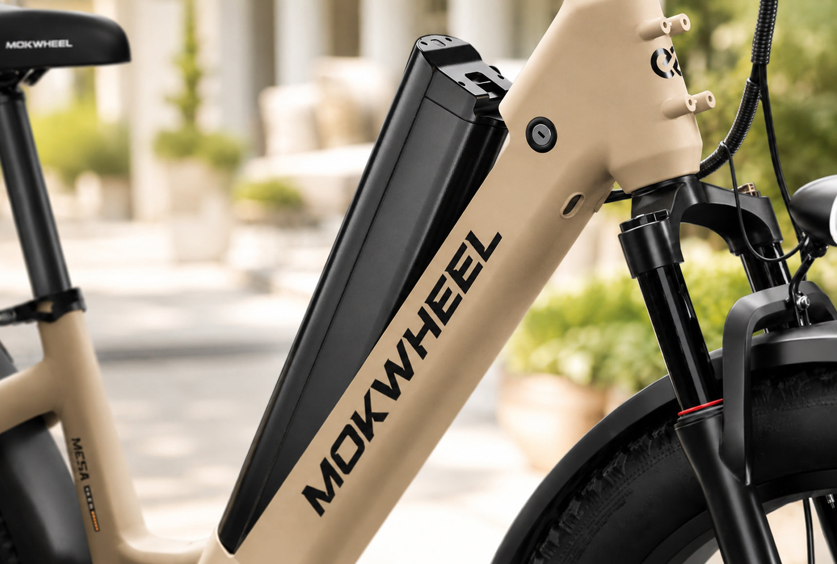 Mesa Plus ST Ebike feature 6 #Color_Tan