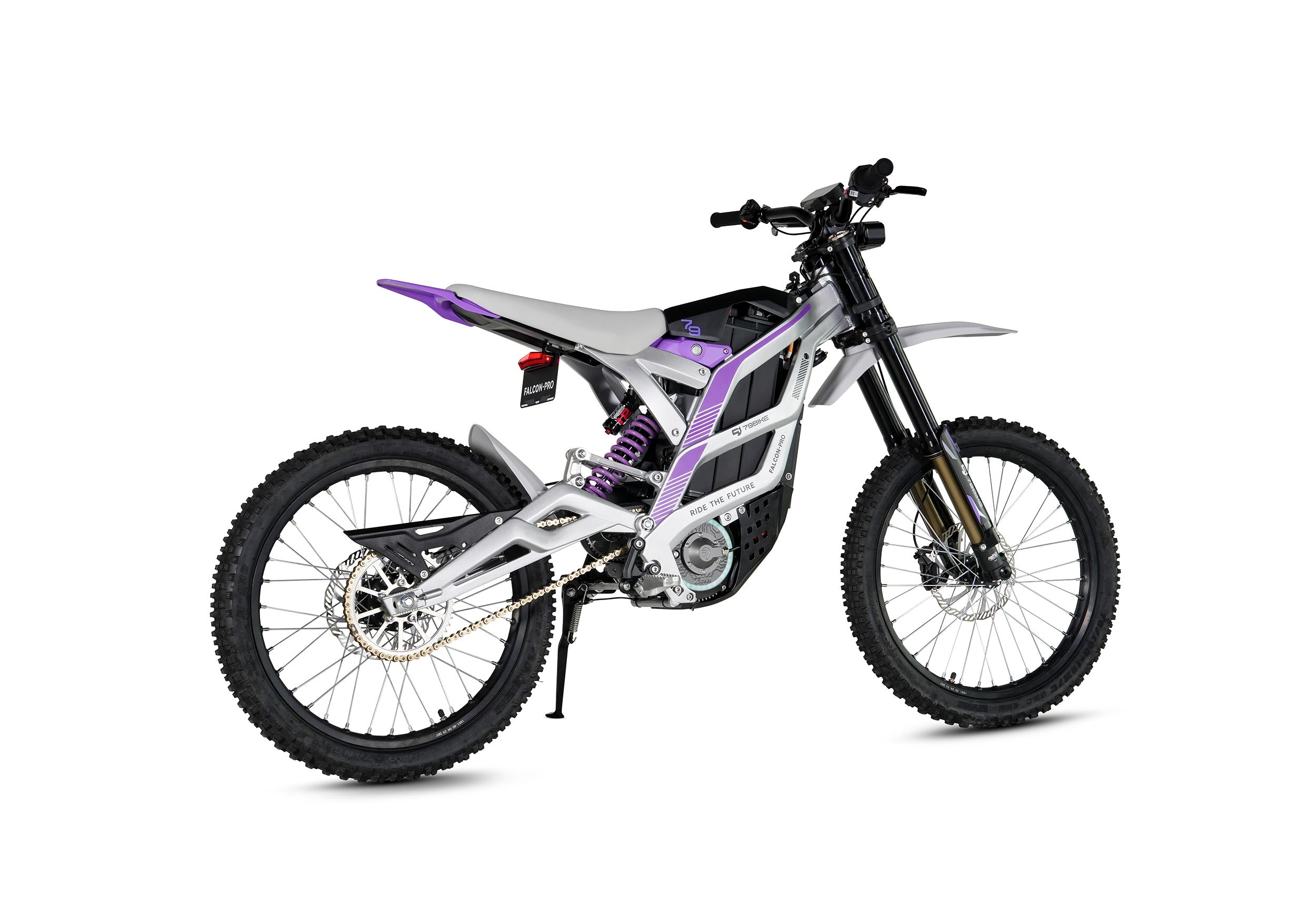 79BIKE Falcon Pro #Color_Silver Metallic / Purple