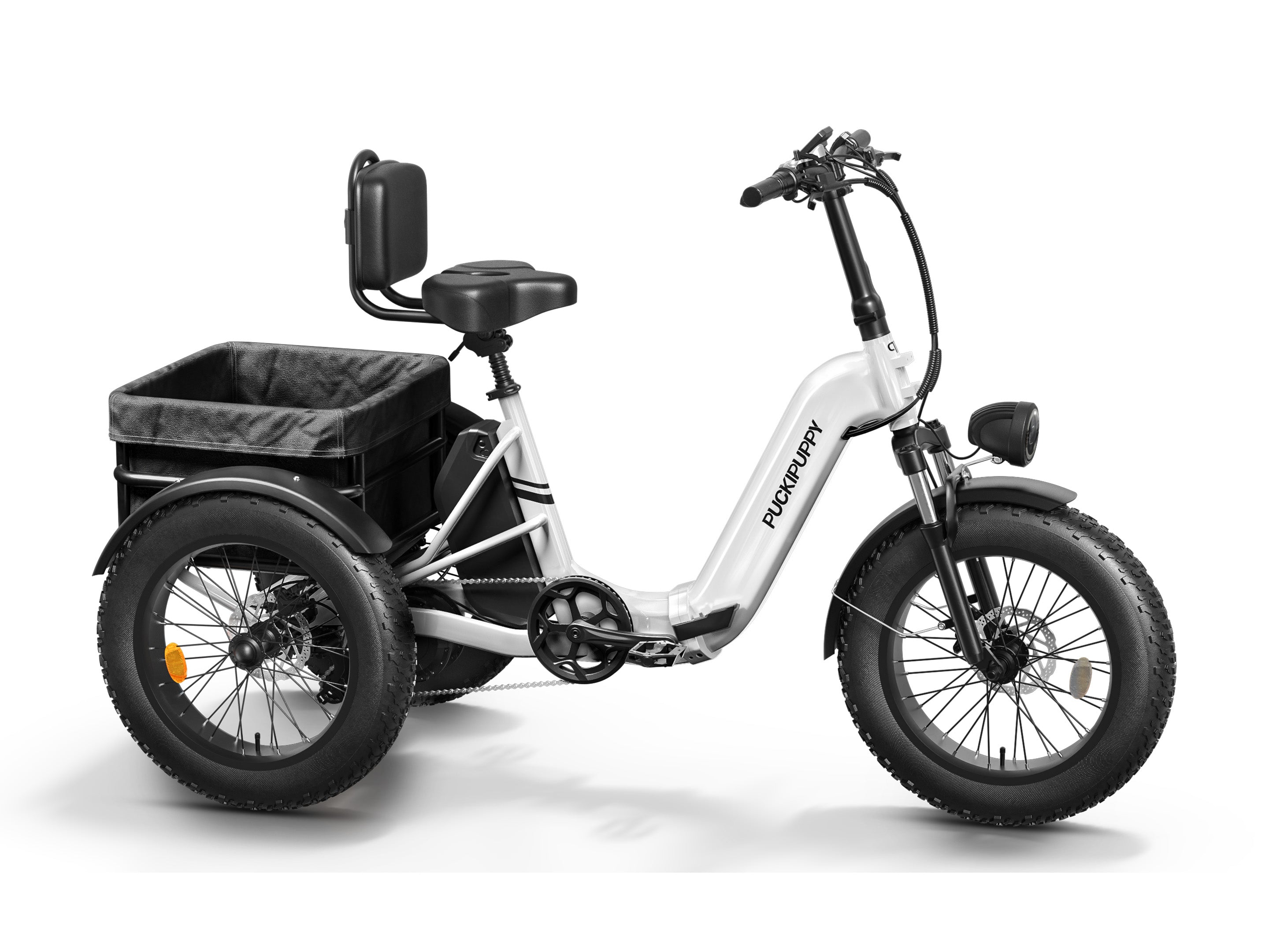 Puckipuppy Husky E-Trike White #Color_White