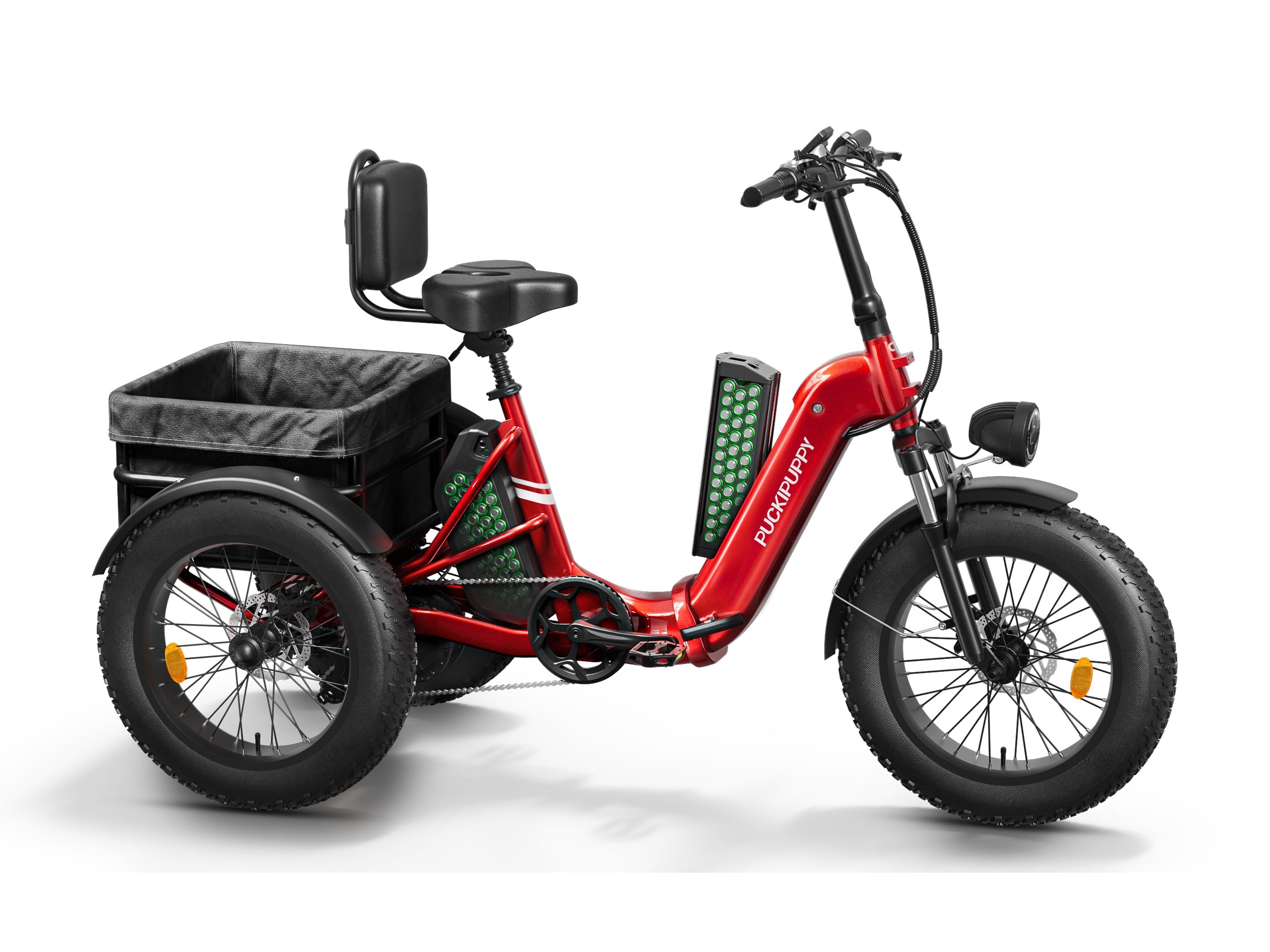 Puckipuppy Husky Plus E-Trike Light Red #Color_Light Red