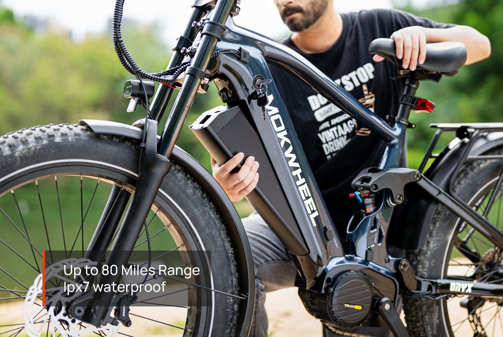 Onyx Ebike #Color_Black and Blue
