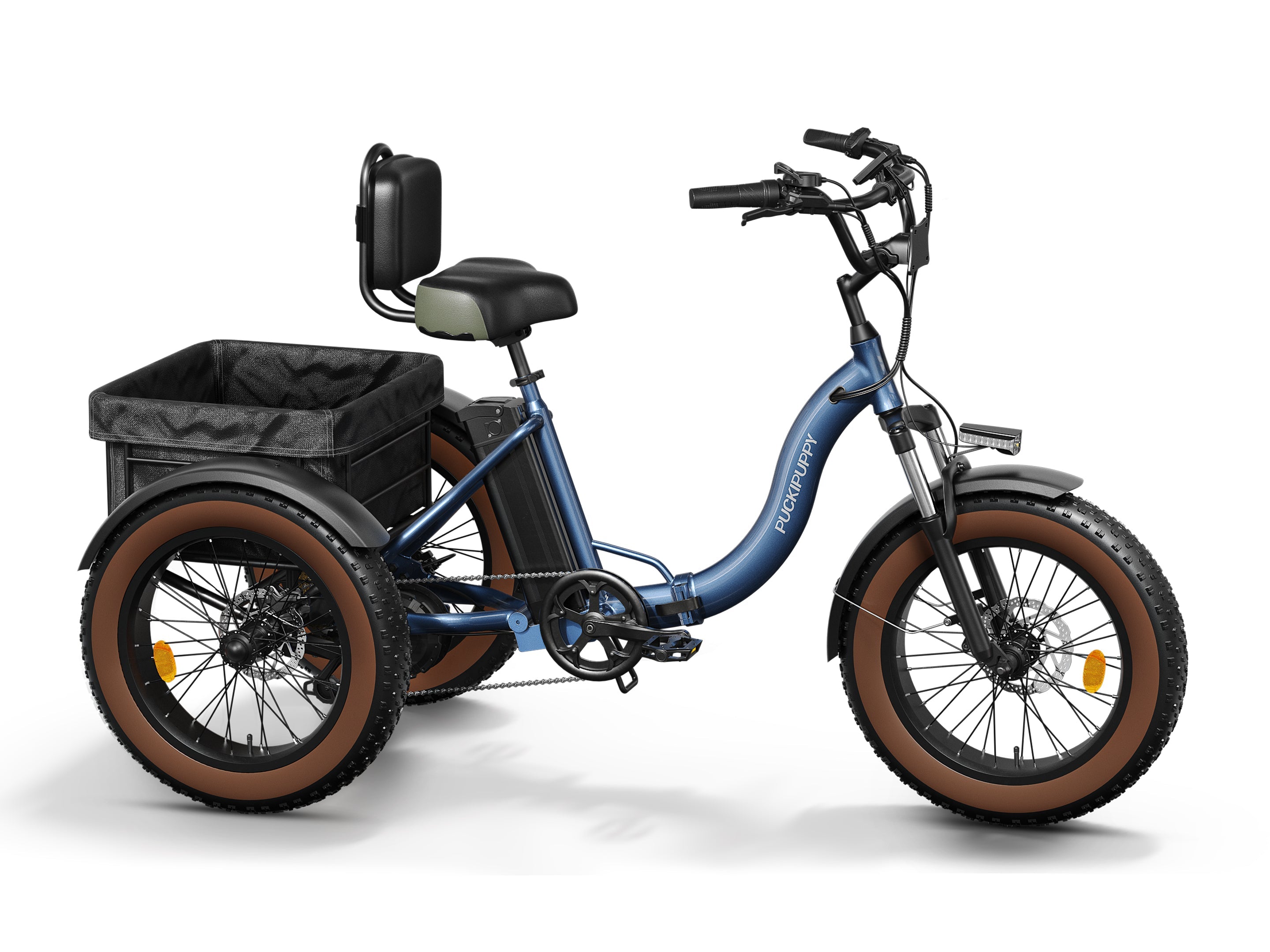 Puckipuppy Alaskan E-Trike Blue / Edition Long Battery Life #Color_Blue