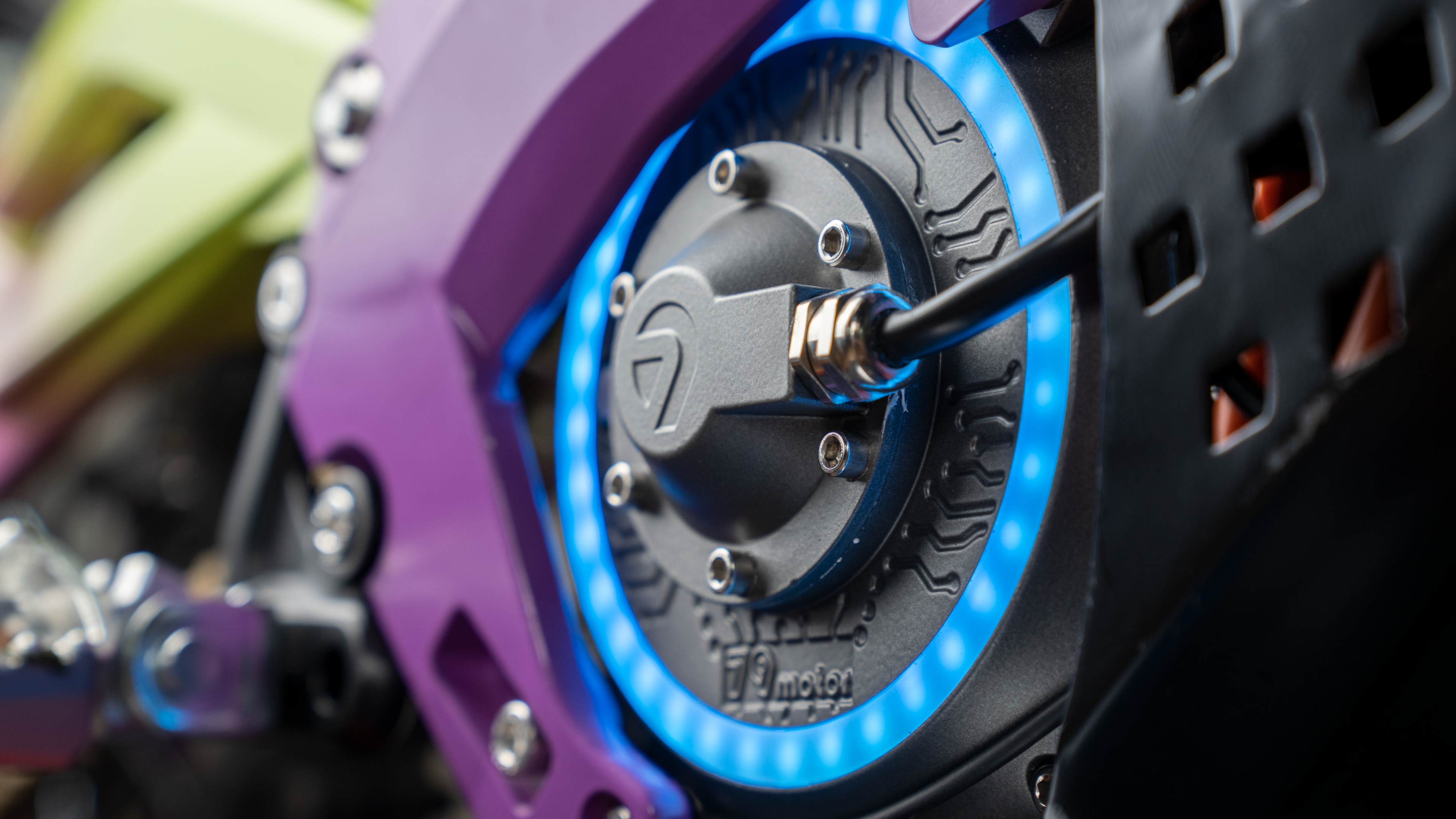 79BIKE Falcon Pro #Color_Kenshi Black / Purple
